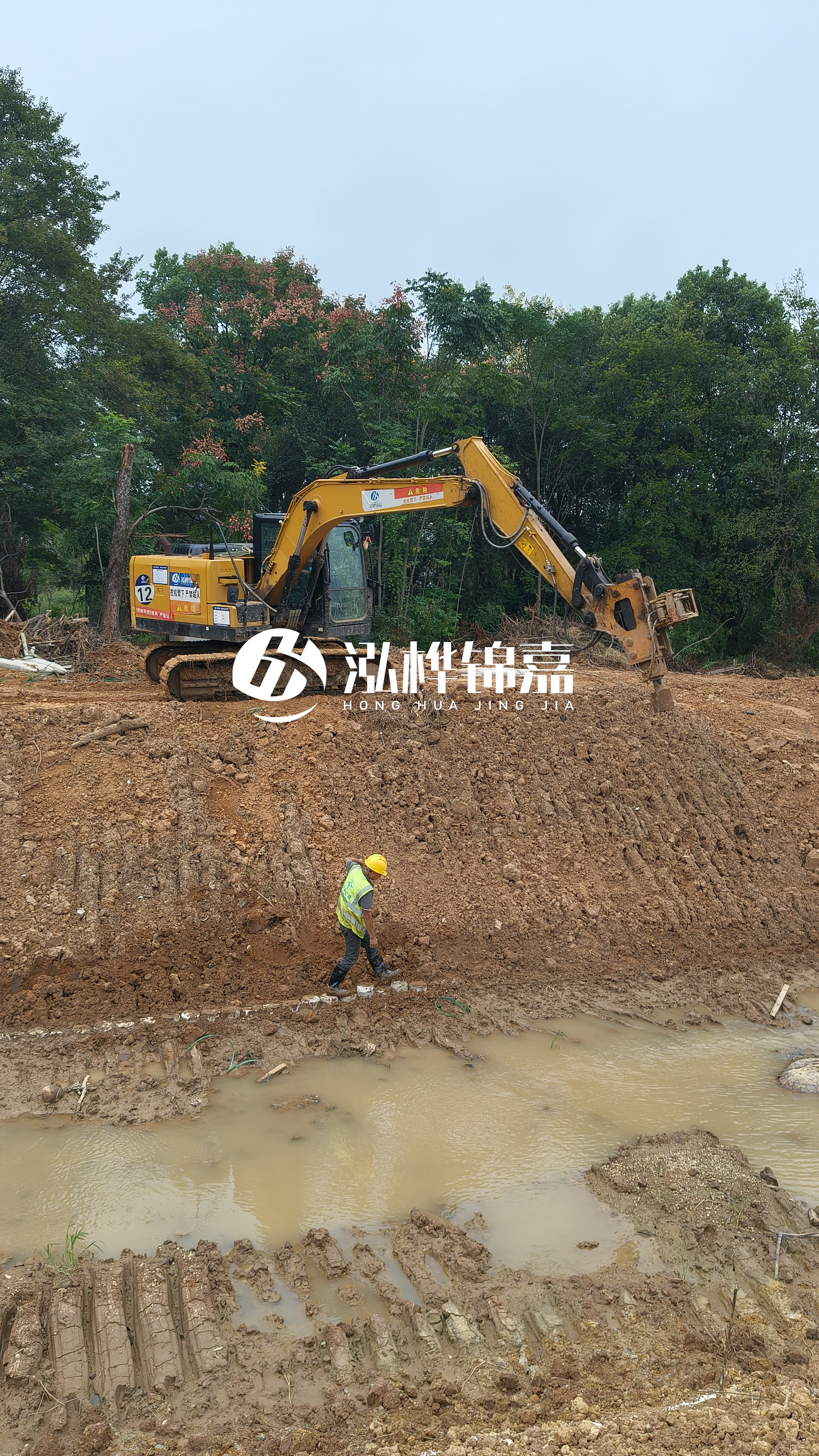 水泥仿木樁施工隊泓樺錦嘉-河道仿木樁的高度選多少合適？