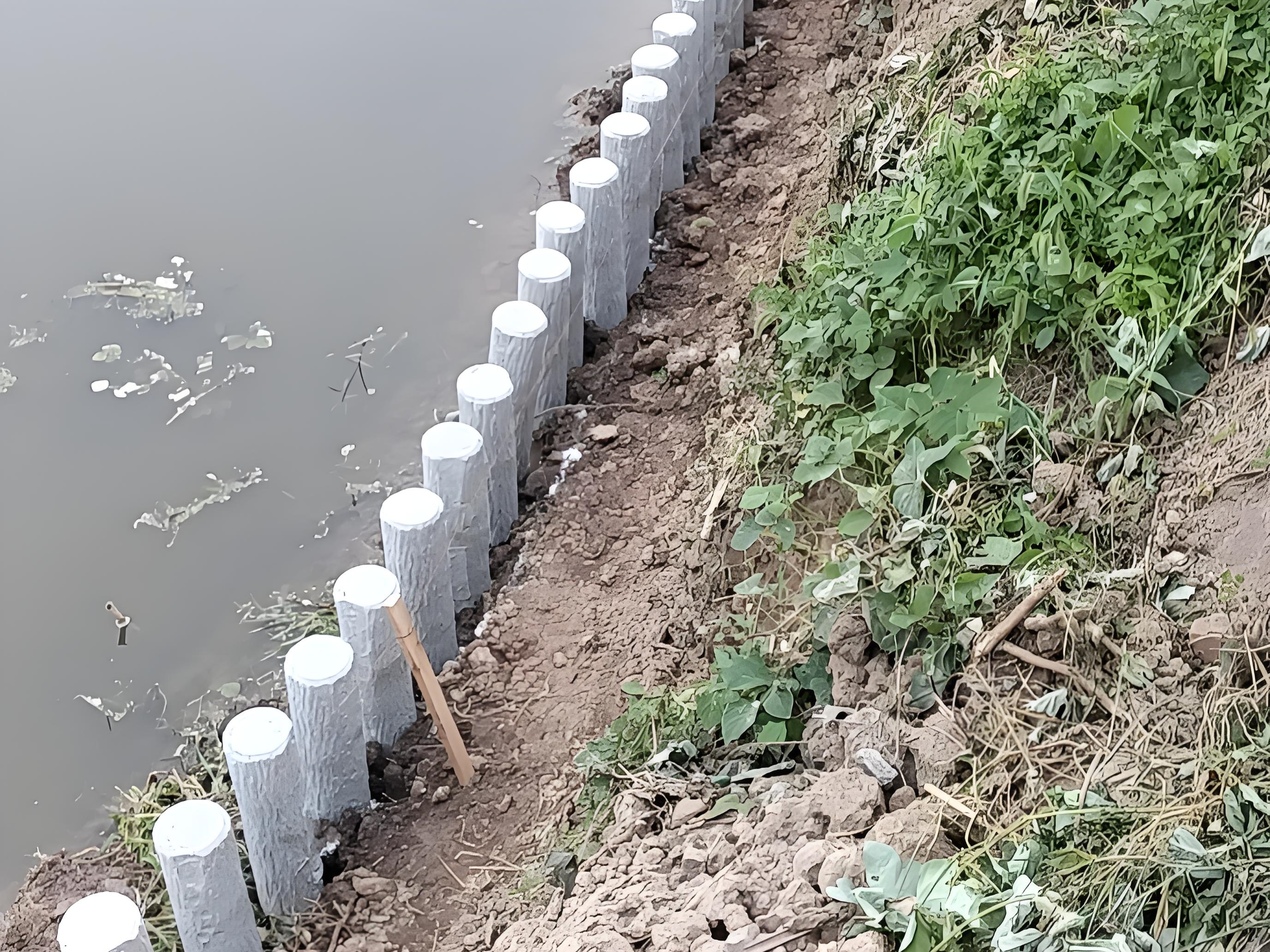 水泥仿木樁施工隊(duì)泓樺錦嘉-水泥仿木樁適合用于河道防護(hù)嗎？